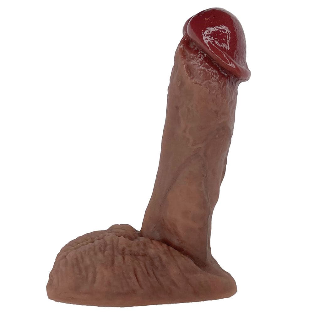 6" Realistic Semi Erect Silicone Pack and Play Dildo | RodeoH 6" Realistic Semi Erect Silicone Pack and Play Dildo | RodeoH