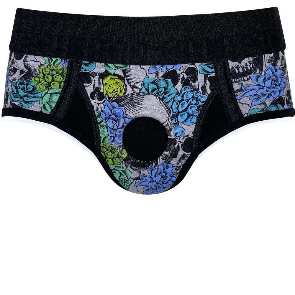Brief+ Harness - Succulent Skulls - RodeoH