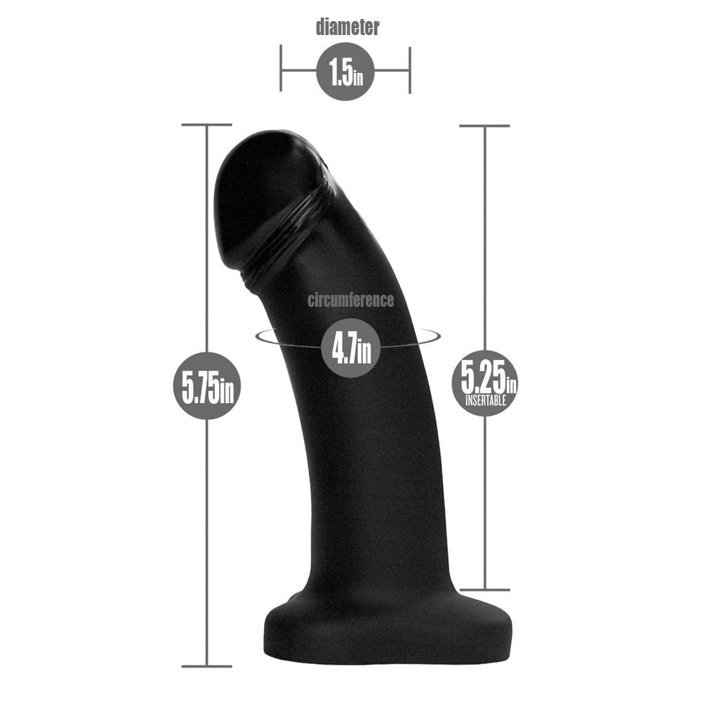 5.25" Series Silicone Dildo With Vibe - Pearlescent - RodeoH