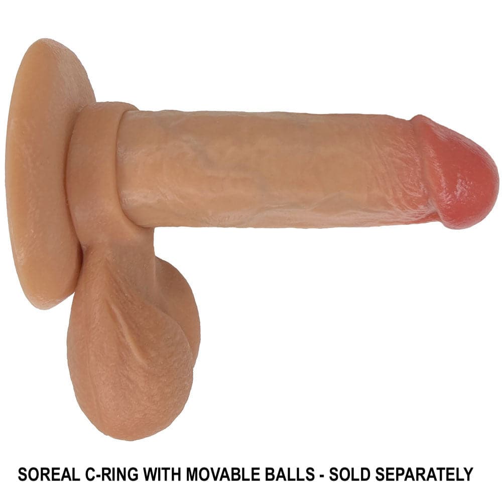 5.5" SoReal Posable Silicone Dual Density Dildo - RodeoH