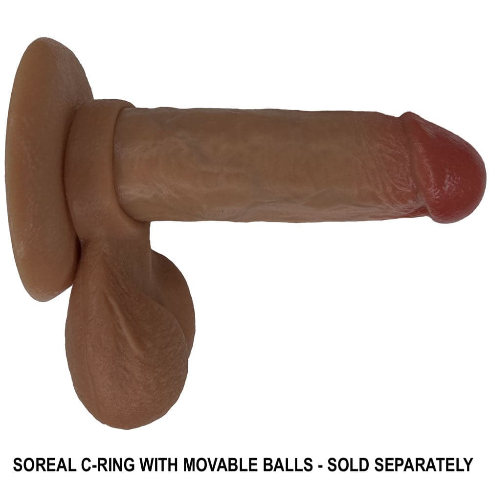 5.5" SoReal Posable Silicone Dual Density Dildo - RodeoH