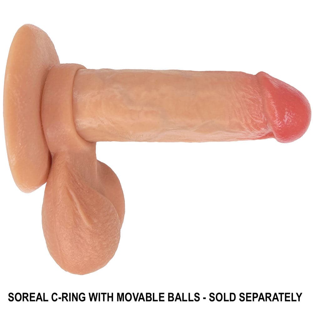 5.5" SoReal Posable Silicone Dual Density Dildo - RodeoH