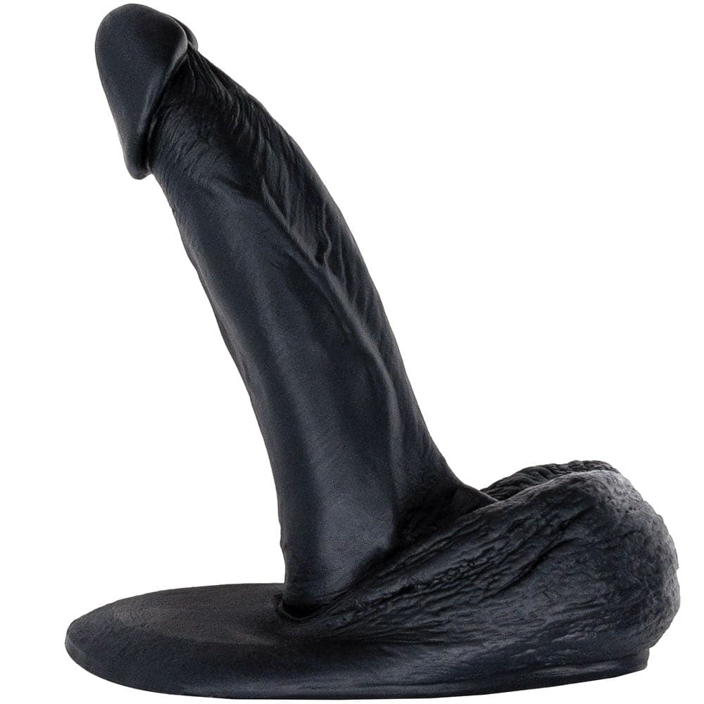 6" Ryder Realistic Dual Density Pack and Play Dildo - Black