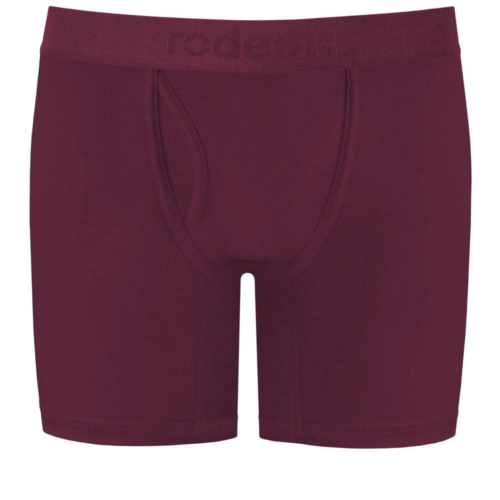 6" Top Loading Boxer Packing Underwear - Claret