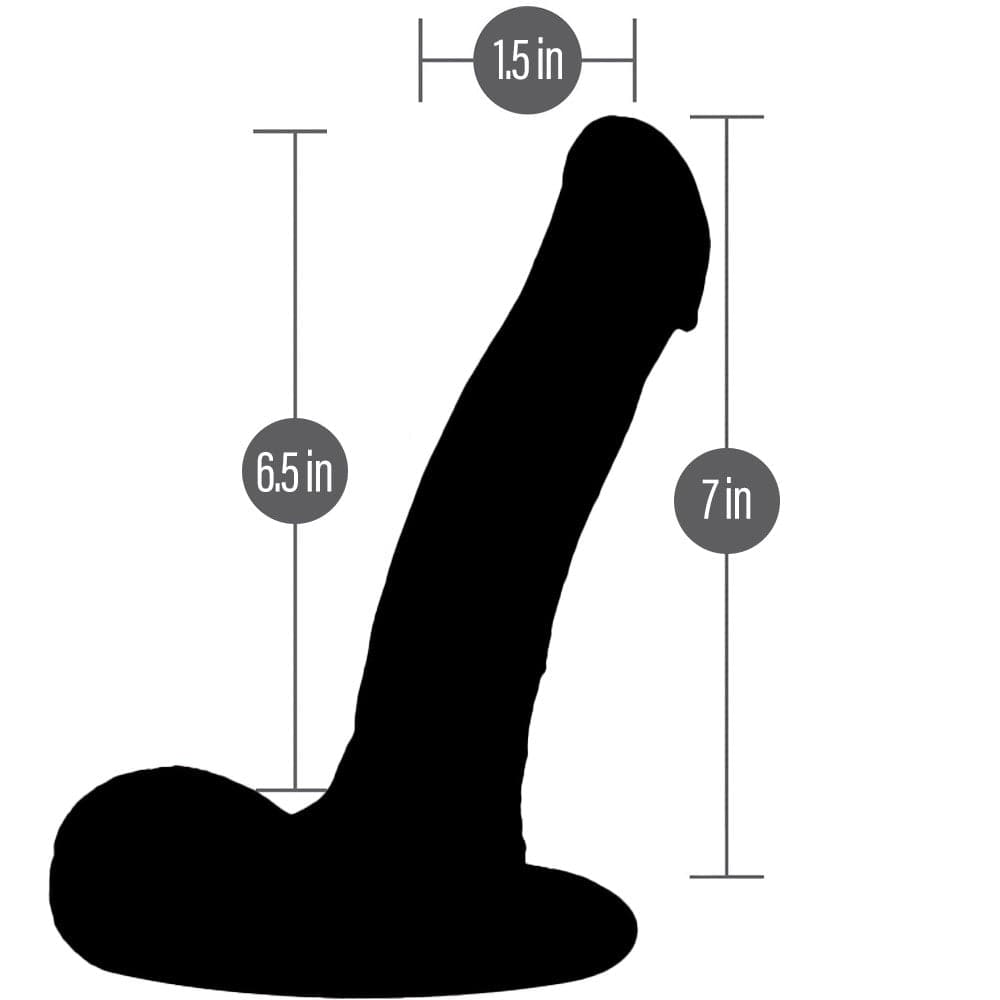 7" SoReal Posable Plus - Floating Balls Realistic Dual Density Dildo - RodeoH