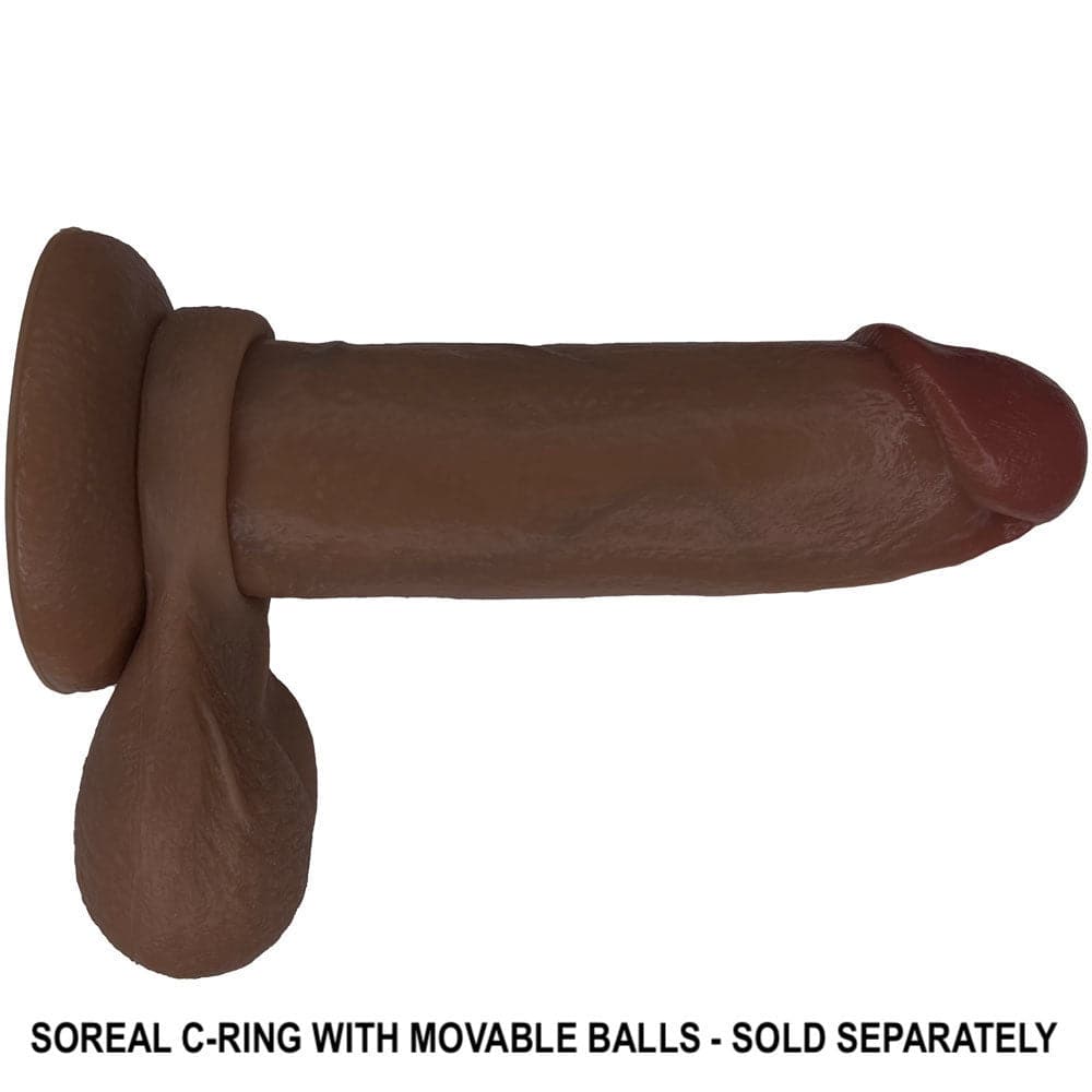 7" SoReal Posable Silicone Dual Density Dildo - RodeoH