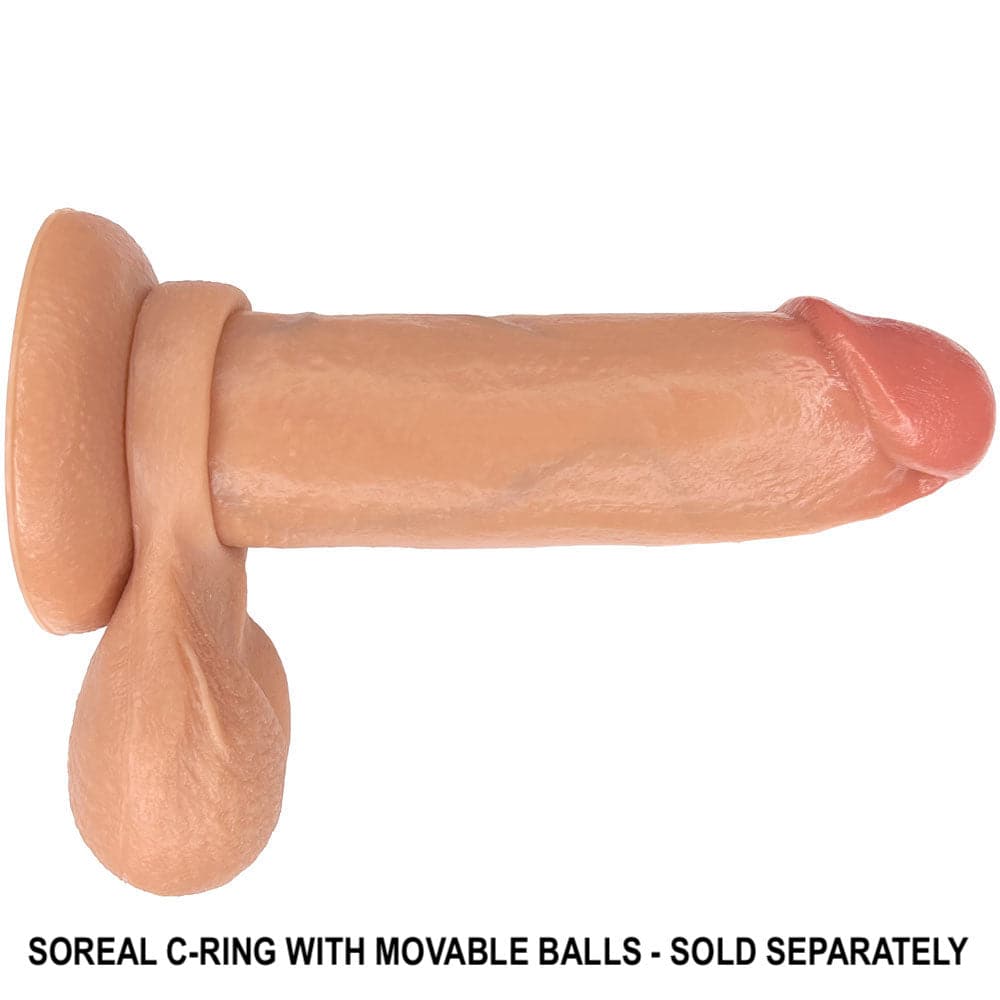 7" SoReal Posable Silicone Dual Density Dildo - RodeoH