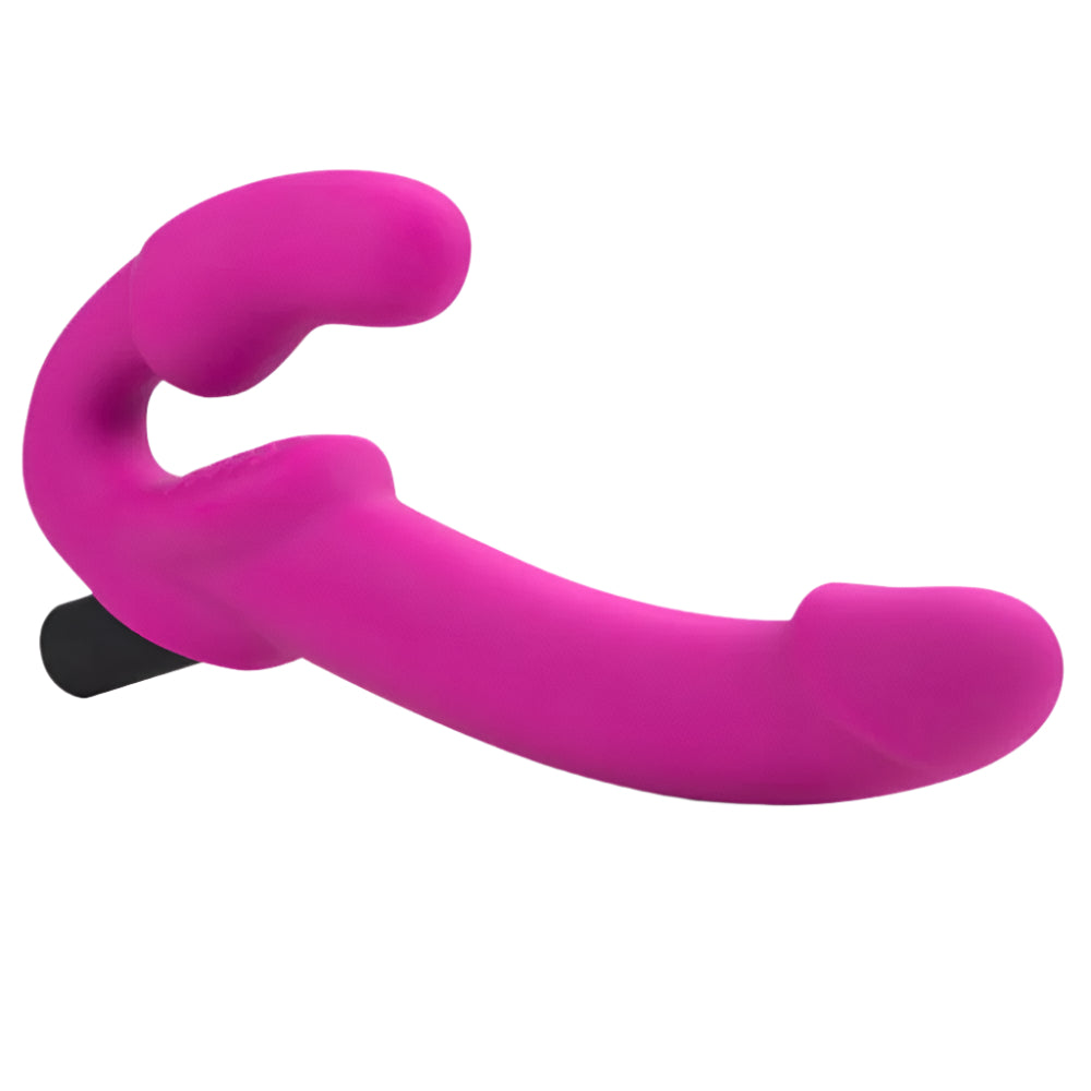 Temptasia Estella Silicone Strapless Strap-On Dildo with Bullet Vibrator