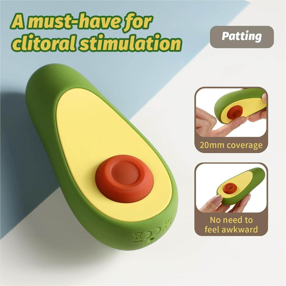 Nexus Avo Tap silicone avocado shaped clitoral tapping stimulator 