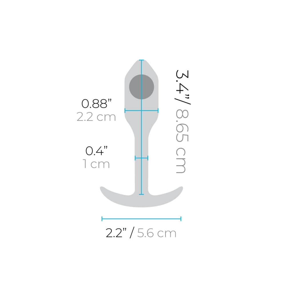 B Vibe Weighted Snug Plug Small - Mint - RodeoH