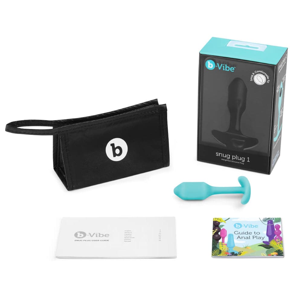 B Vibe Weighted Snug Plug Small - Mint - RodeoH