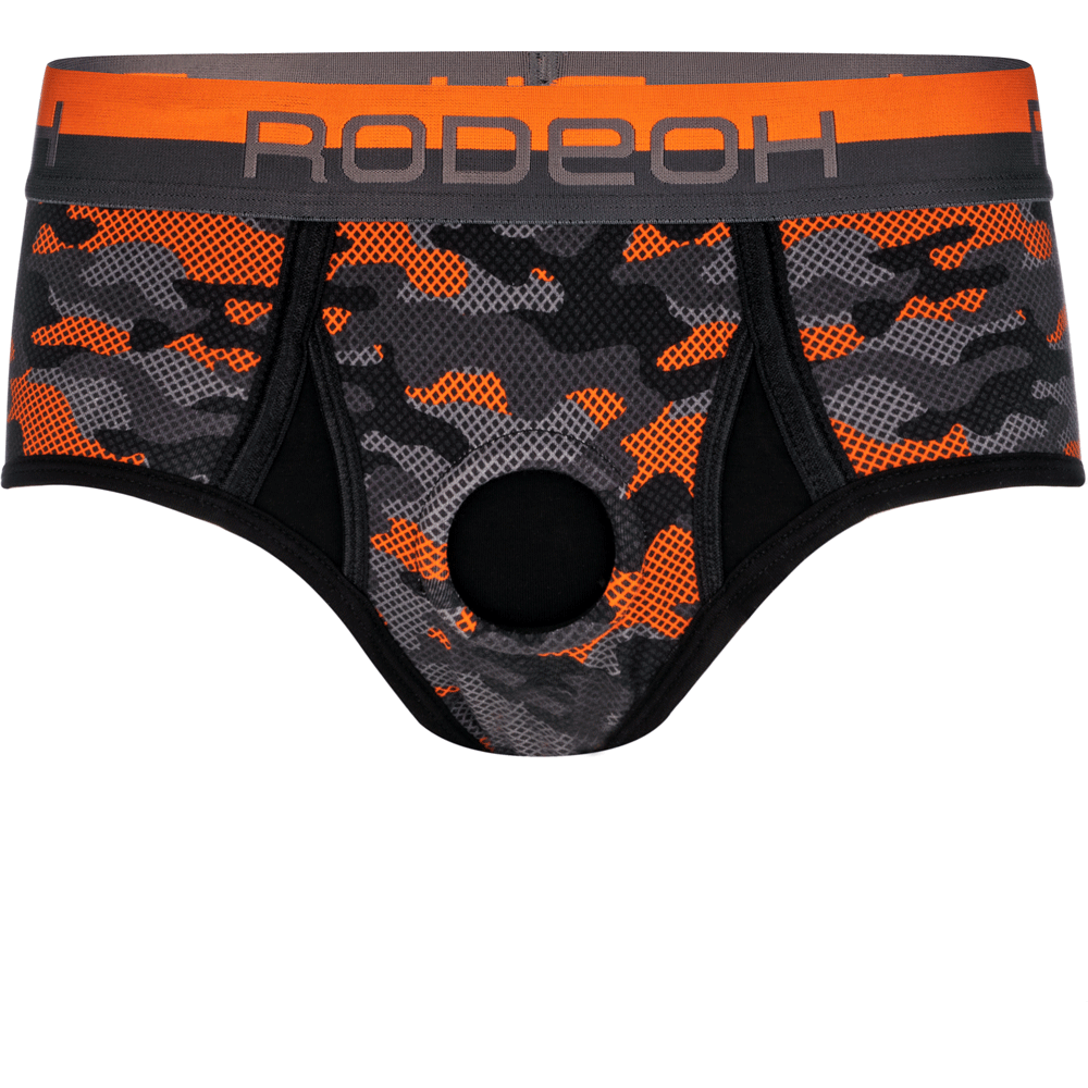 Brief+ Harness - Orange Camo - RodeoH