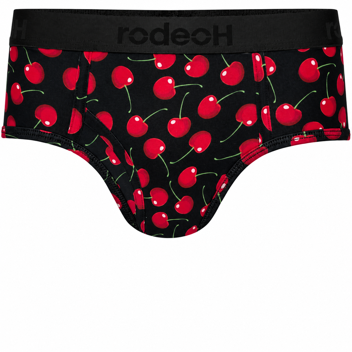 RodeoH Shift Brief in Cherry Bomb print, front view