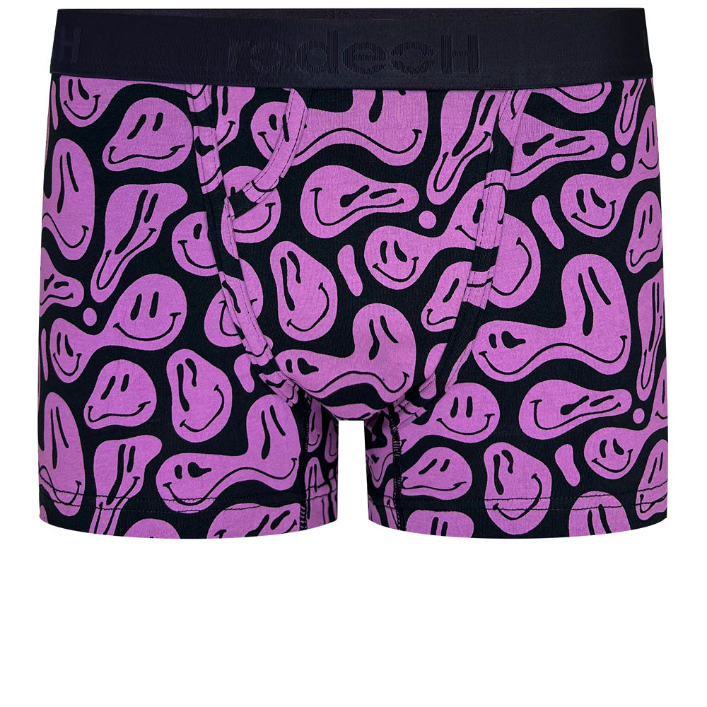 classic boxer ftm underwear smiley purple