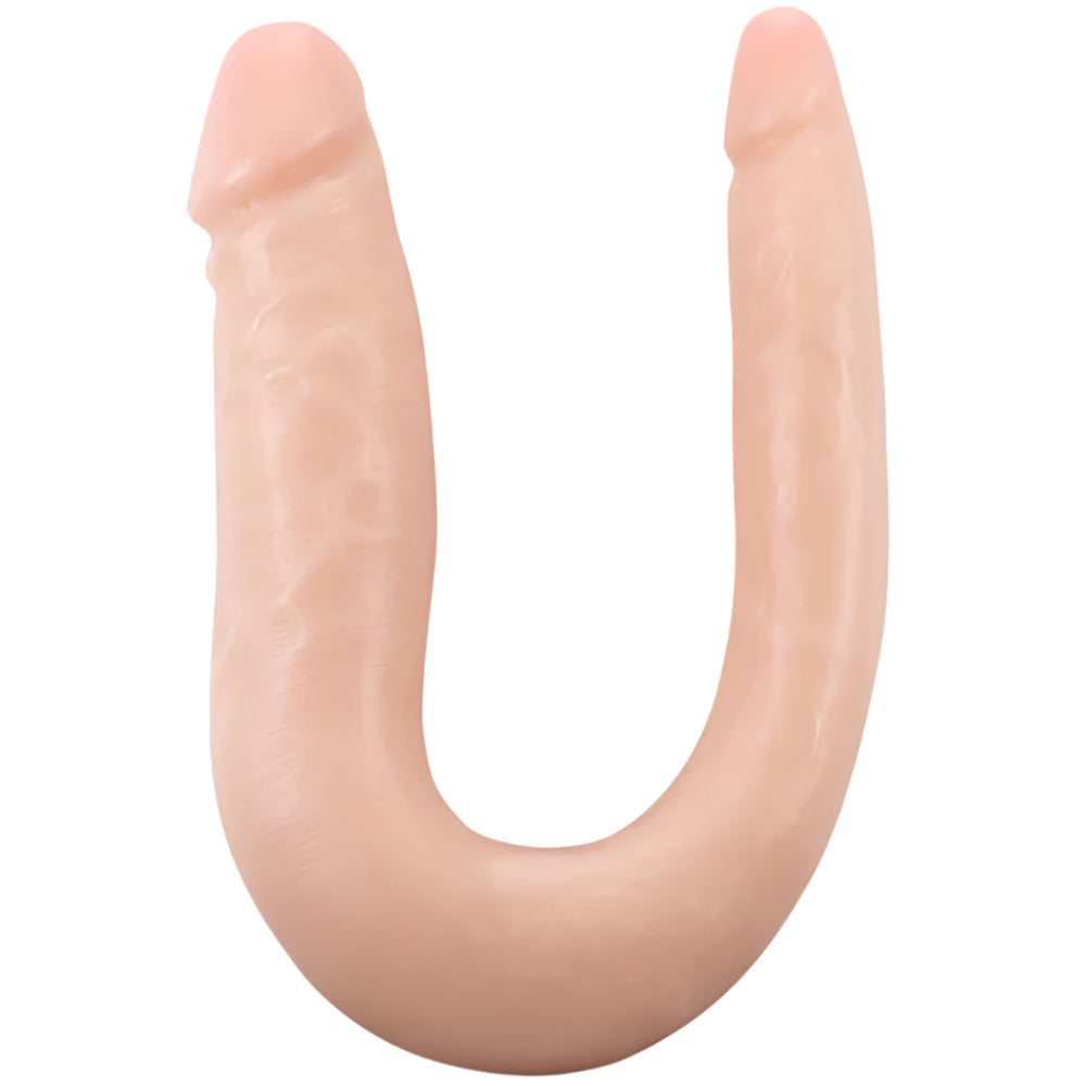 Dr. Double 12" Platinum Silicone Double Sided Dildo - Vanilla
