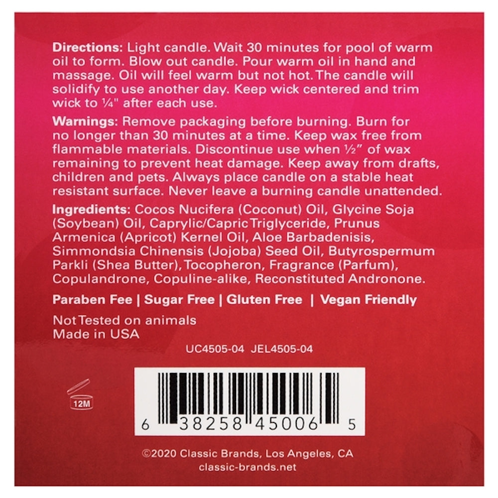 jelique netflix and chill massage candle