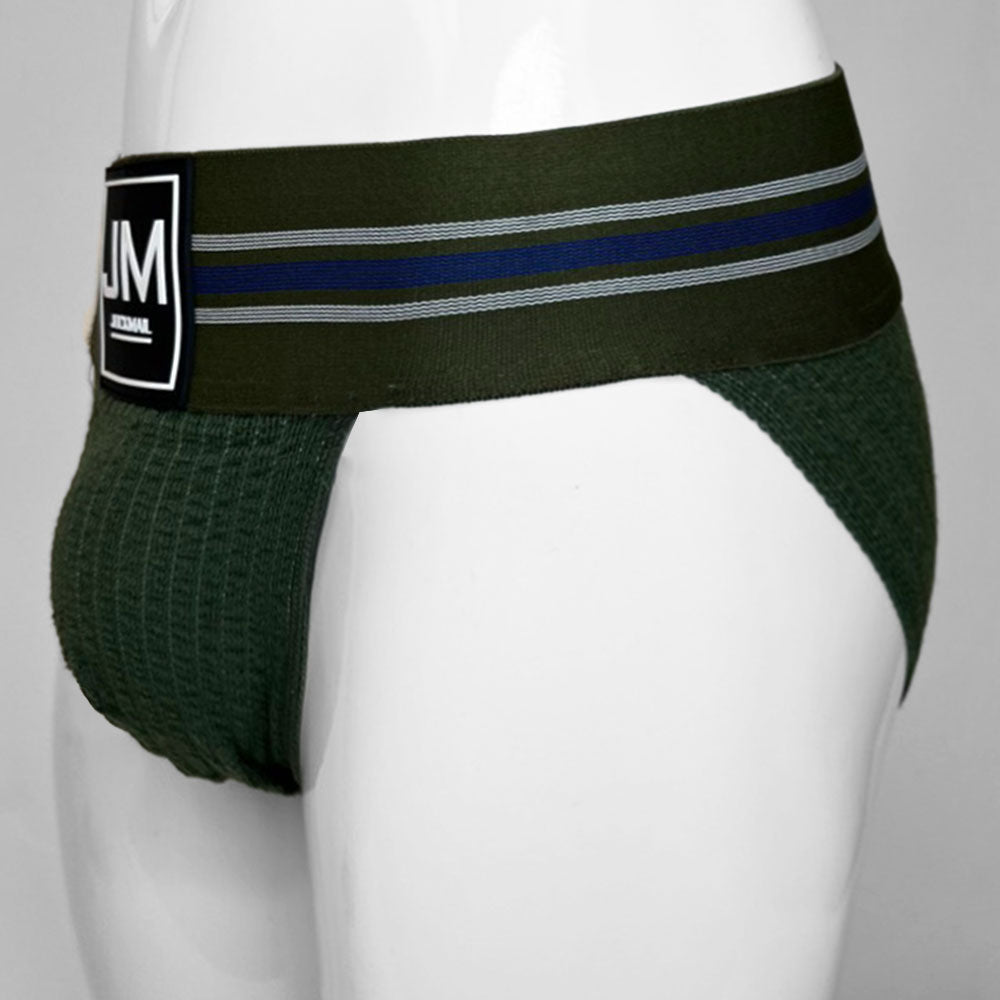 jockmail classic brief packing underwear mesh green