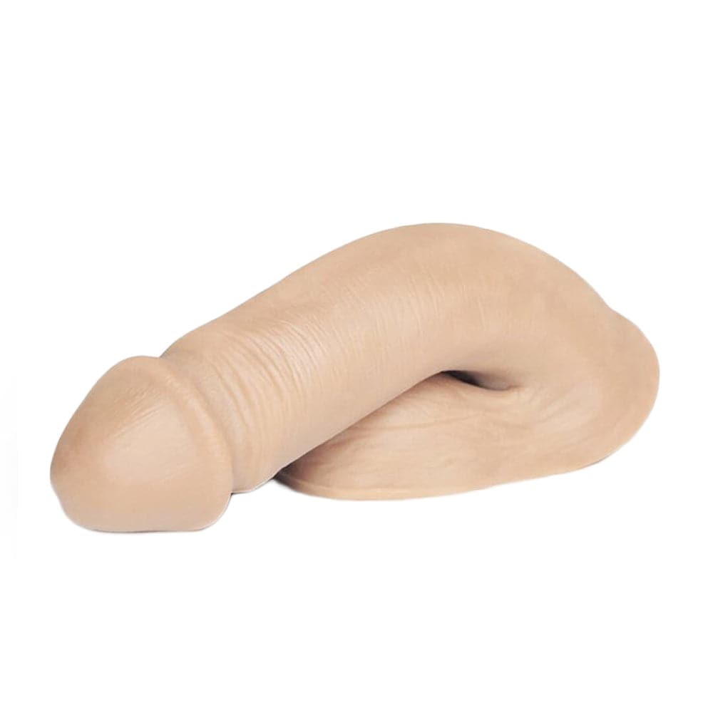 Mr. Limpy realistic-looking soft packer in vanilla, made of a flesh-like material with a matte finish.