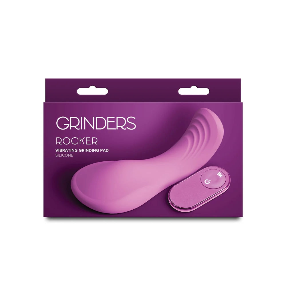 Grinders Rocker vibrating saddle style grinder, with remote control packaging from the front