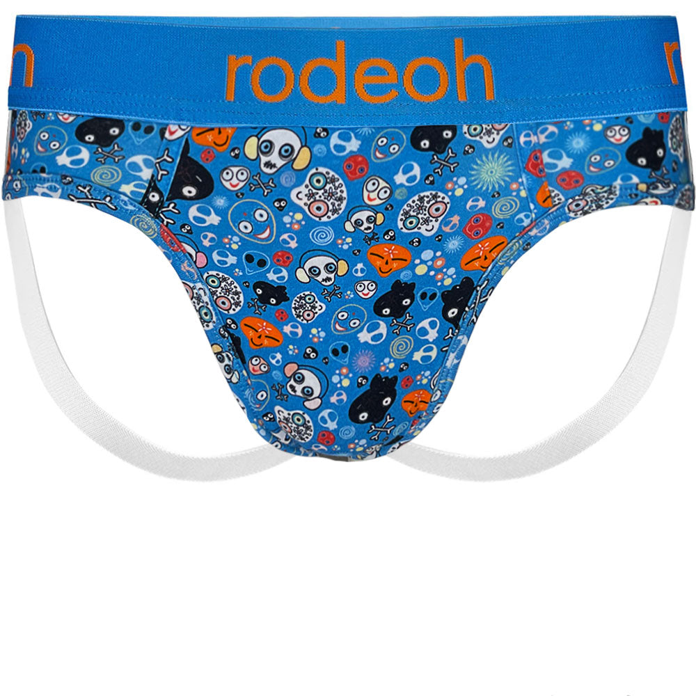 rodeoh packer jock underwear grinning skulls pattern