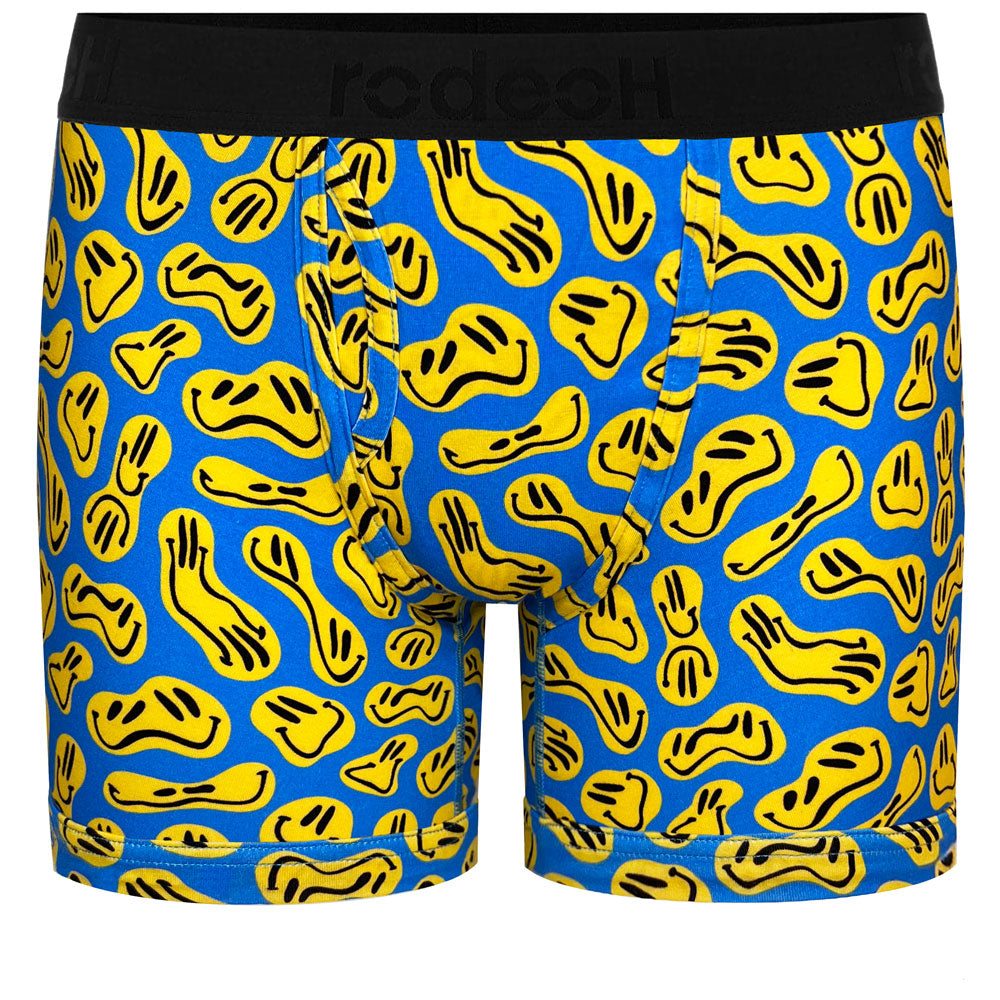 rodeoh 6 inch shift boxer packing underwear smiley