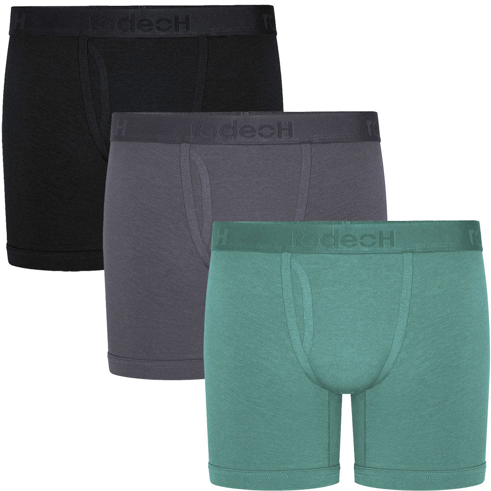 6" Shift Boxer Underwear 3 Pack - Pacific Calm - Multipack
