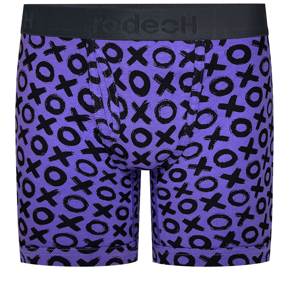 rodeoh shift boxer underwear xoxo purple