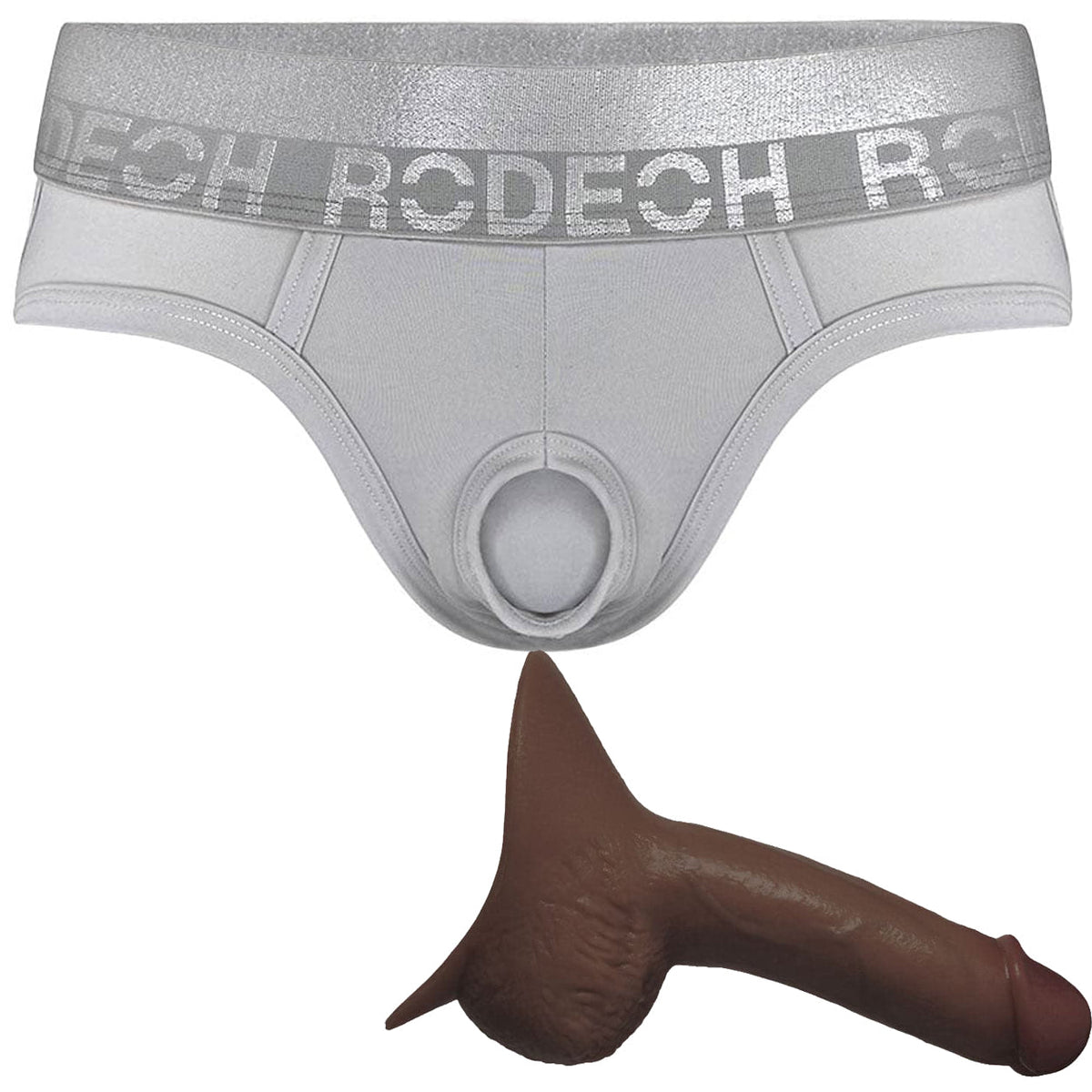 Silver STP Sport Jock with SoReal Moby STP in Chocolate