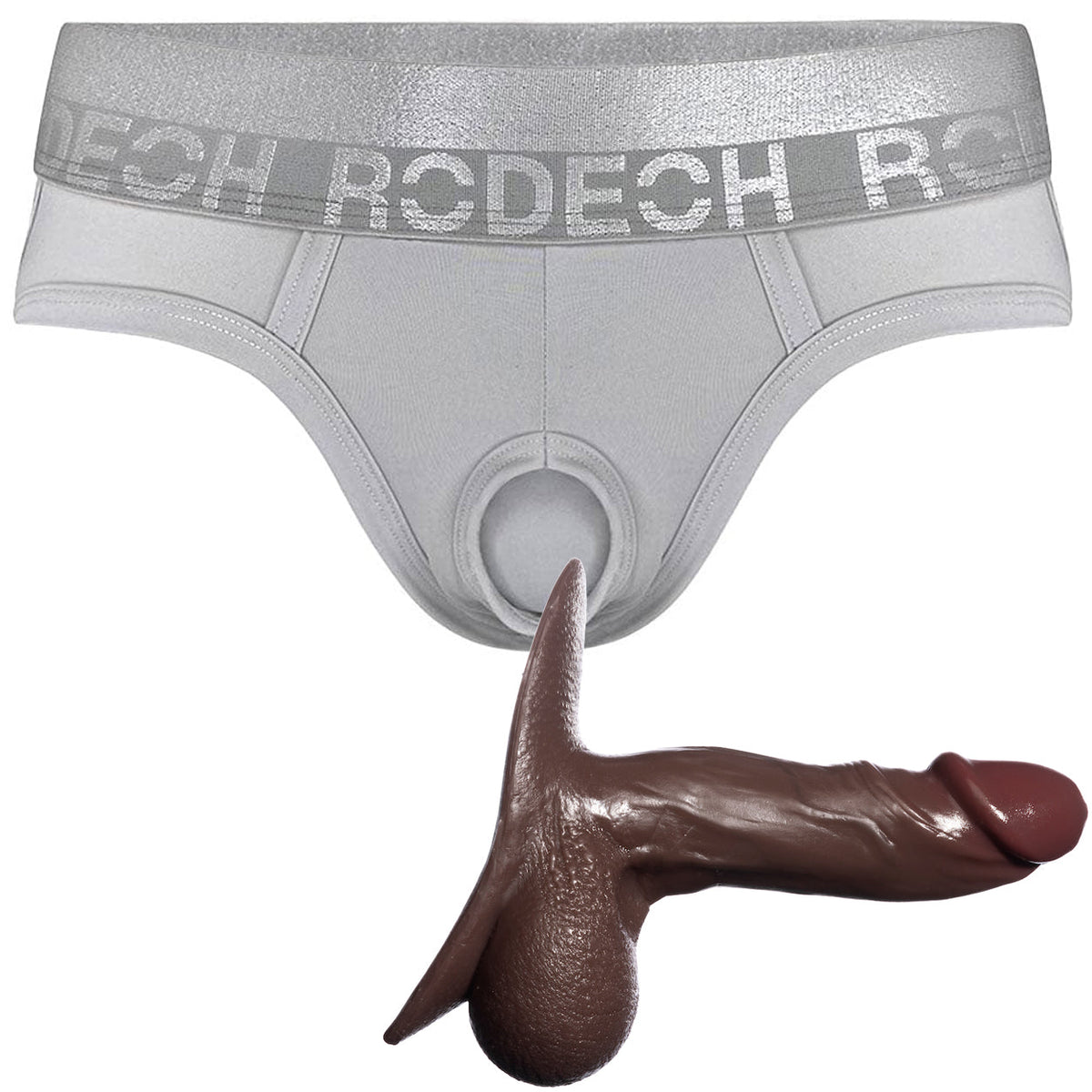 Silver STP Sport Jock with SoReal Ultimate STP in Chocolate