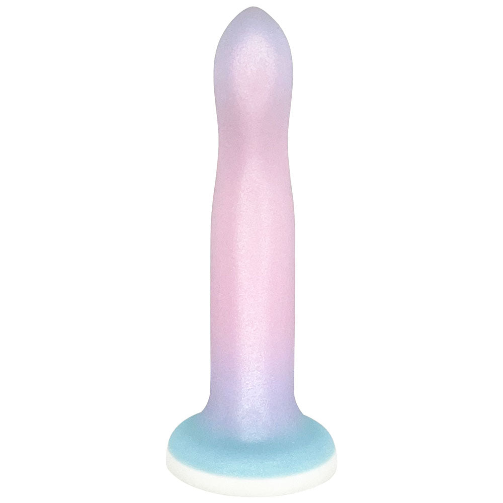 7" Rory Gradient Silicone Dildo - Pink, Purple & Blue