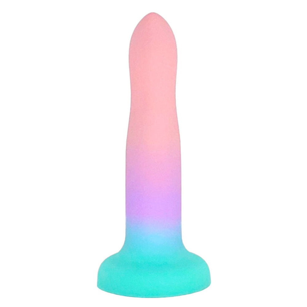 6" Rory Silicone Dildo - Rainbow Twilight