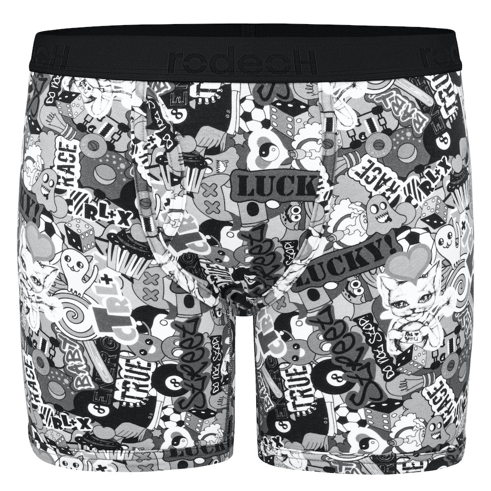 Shift 6" Boxer Packer Underwear - Magic 8 Ball - B&W