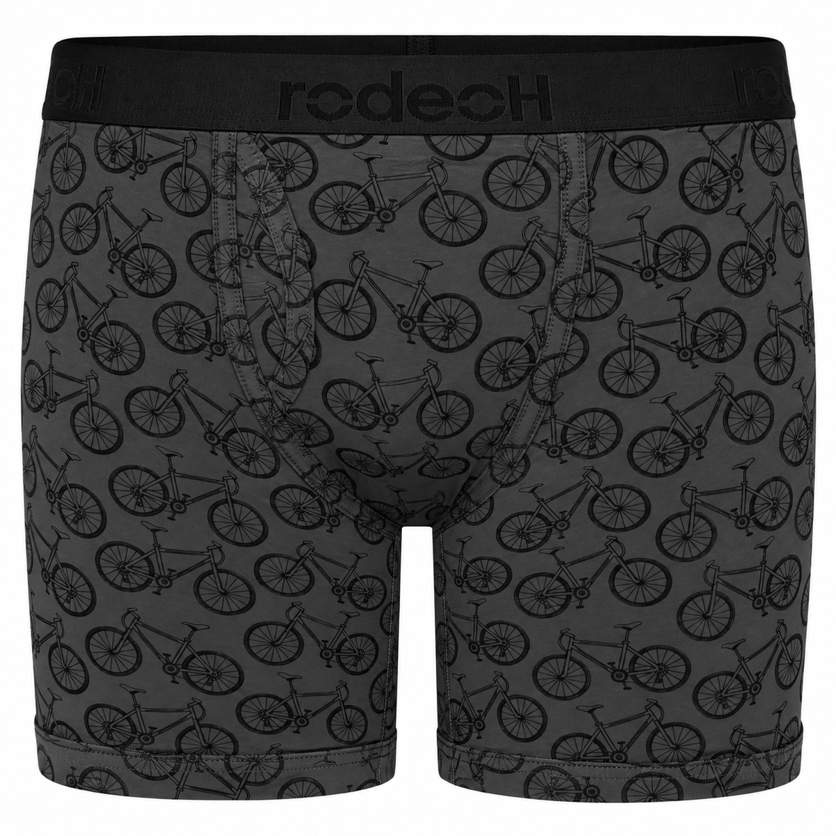 RodeoH Shift 6 inch Boxer in Bicycles print, front view