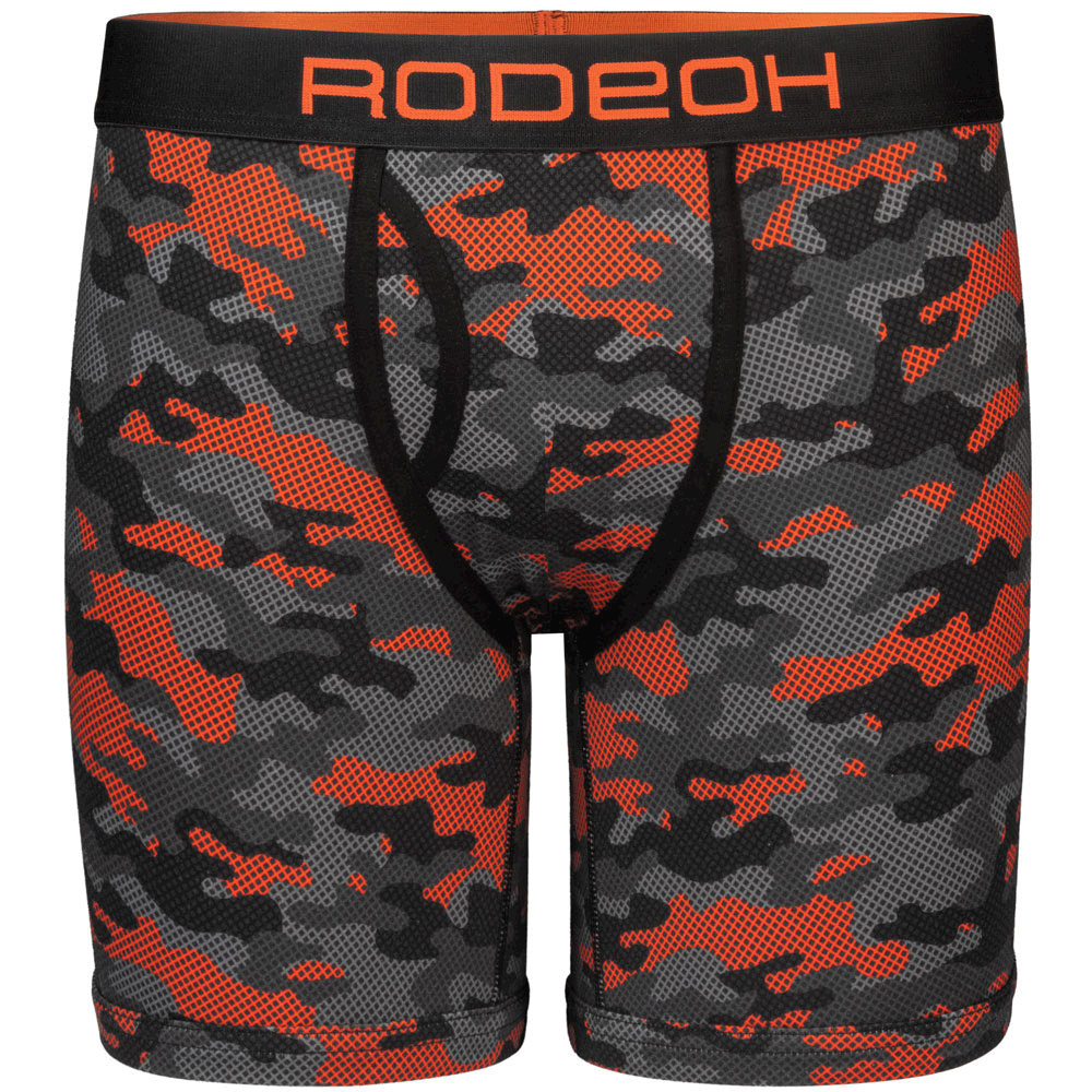 Shift 9" Boxer Packer Underwear - Orange Camo - RodeoH