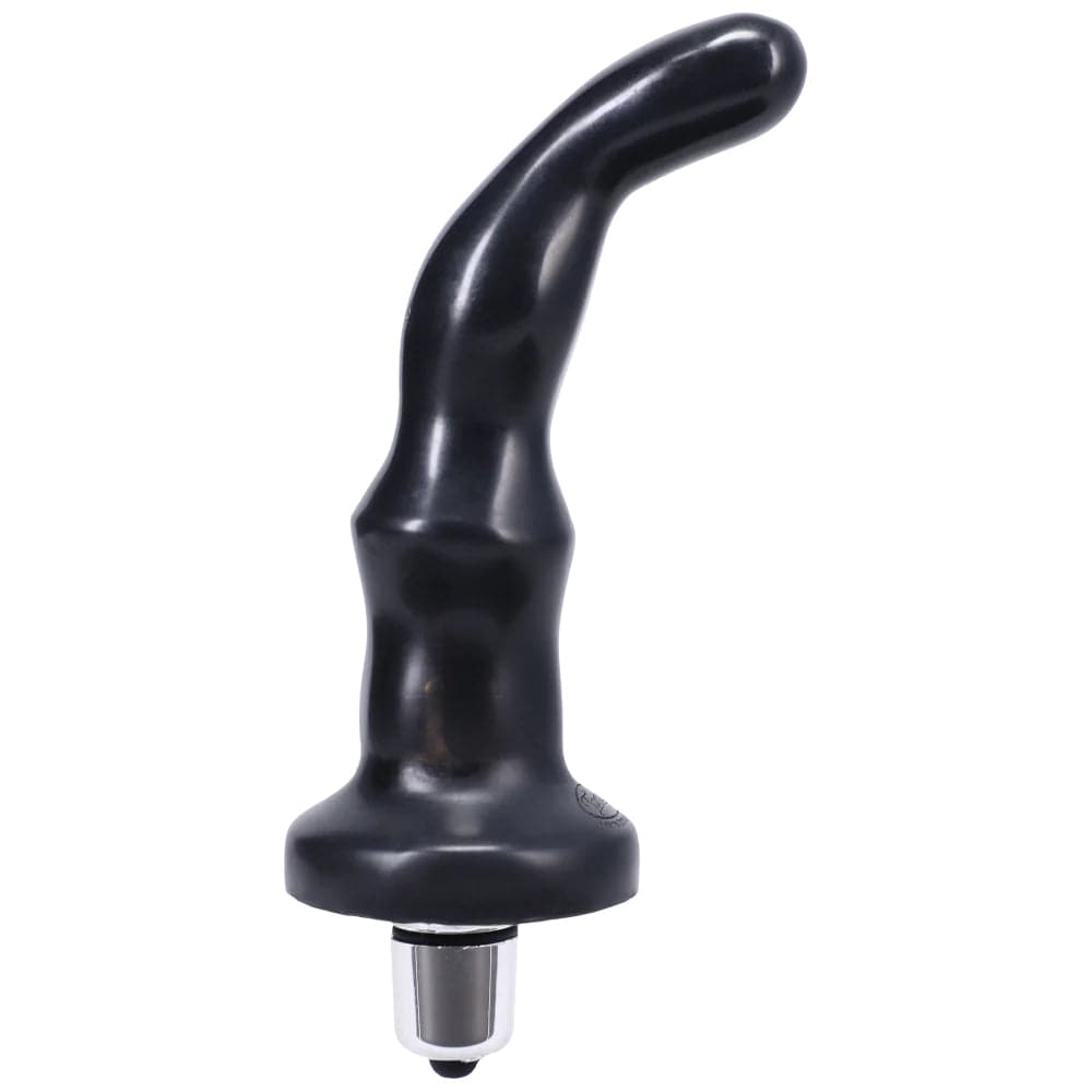 4.6" ProTouch Silicone P-Spot & G-Spot Dildo - Black