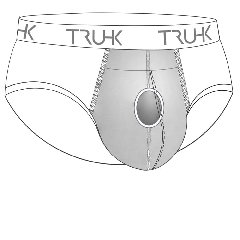 TRUHK Brief STP/Packing Underwear - Light Gray - RodeoH