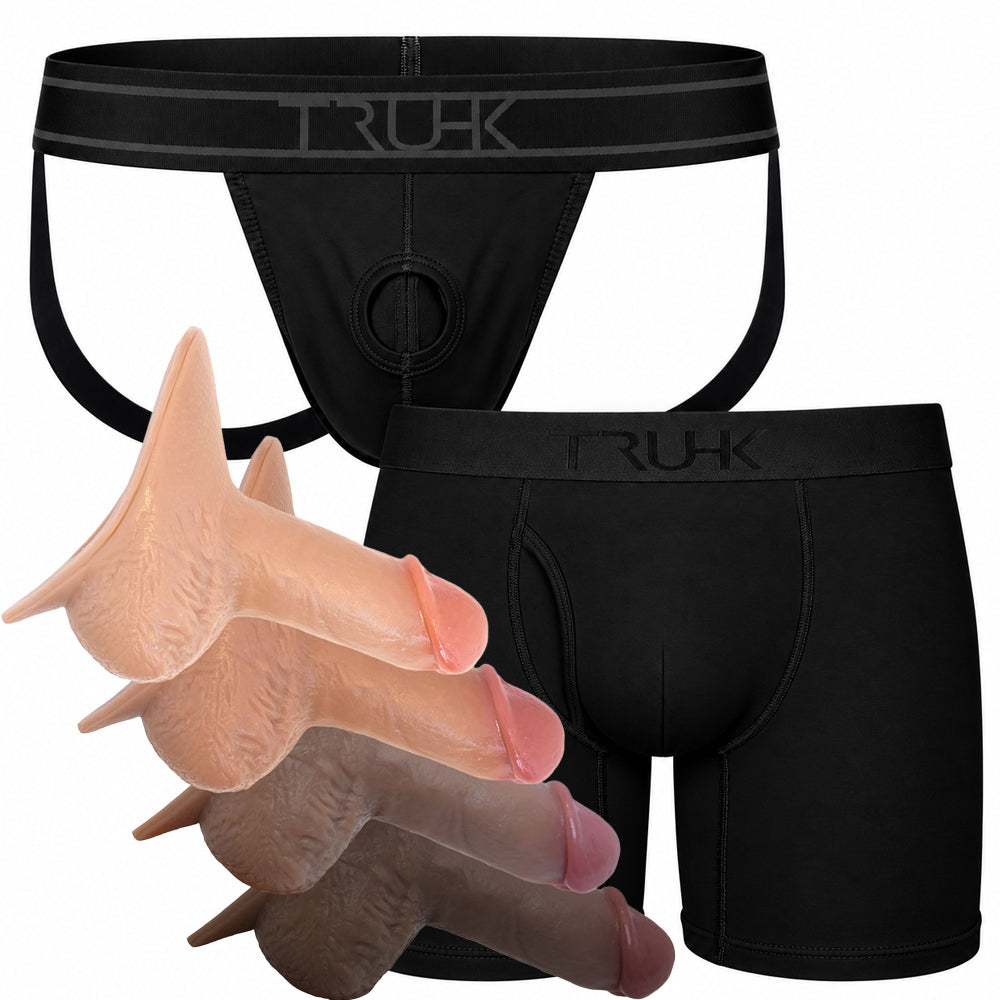 TRUHK Black Hybrid Boxer set with SoReal Milo silicone STP, package deal