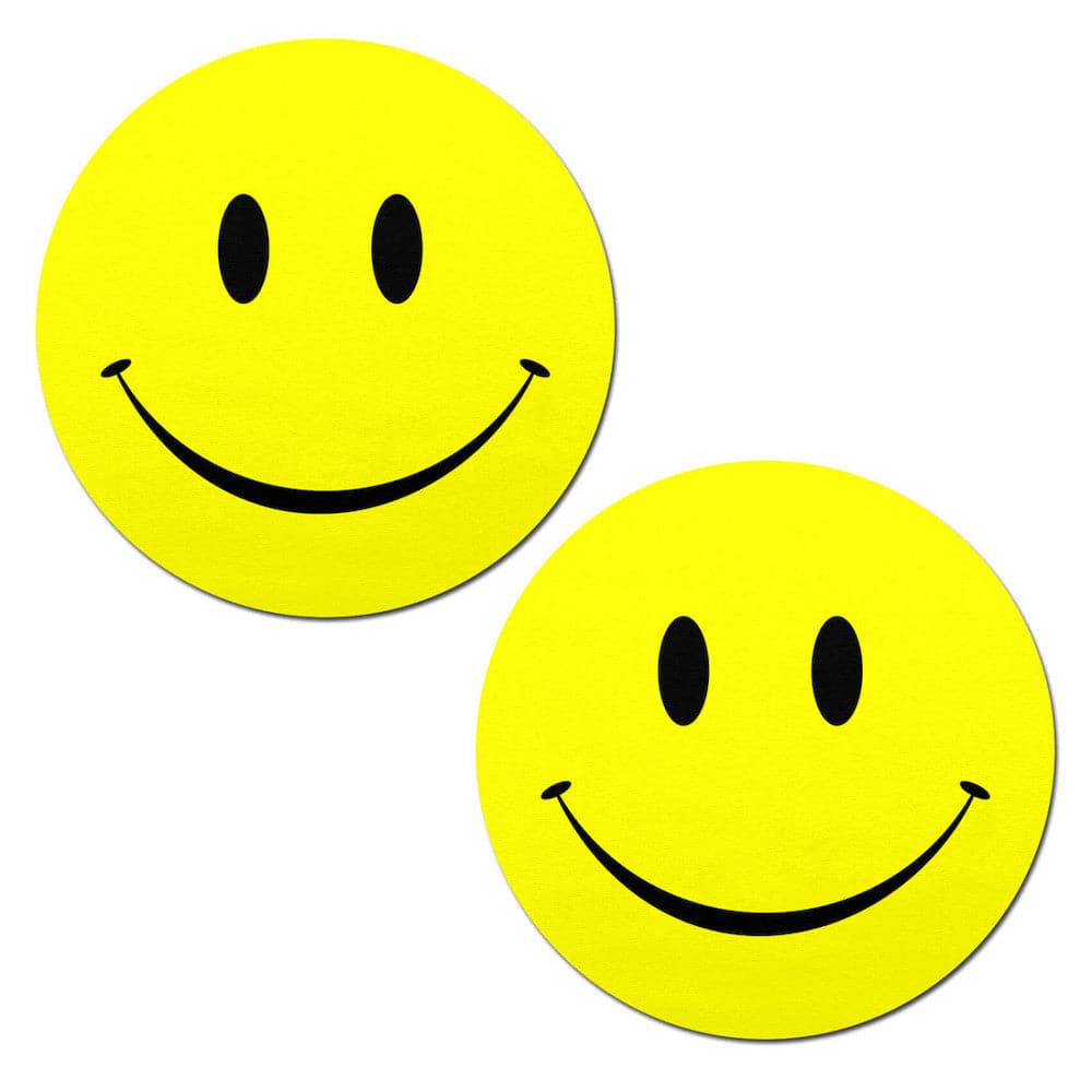 Yellow Smiley Face Pasties by Pastease®